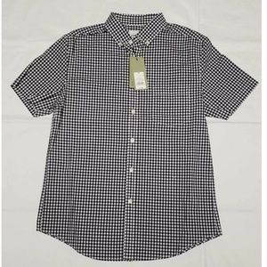 Mens Button Up Shirt Full Button Standard Fit NWT
